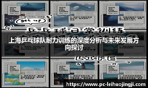 上海乒乓球队耐力训练的深度分析与未来发展方向探讨